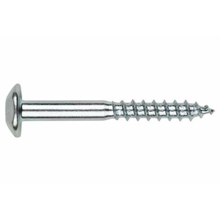 TORNILLO MADERA INVIOLABLE TORX 7X60MM.ZN.(BL.)