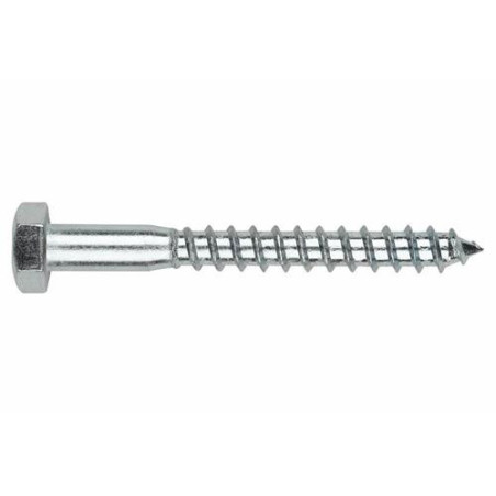 TORNILLO MADERA DIN-571 C/EXAGONAL 8X60 ZN.