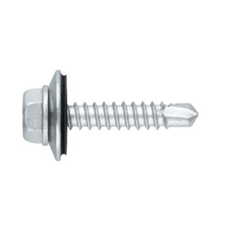 TORN.C/ARANDELA VULCAN. ACERO 4.8X19 P14 C/VENTANA