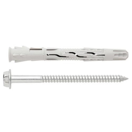 TACO NYLON UNIV. TORNILLO EXAGONAL 8X 80 8 (BL.)