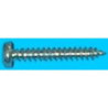 TORNILLO ROSCA CHAPA CABEZA ALOMADA 4,80X25 ZN BL.