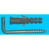TACO 6 NYLON+ALCAYATA 20X60 ZN. BLISTER