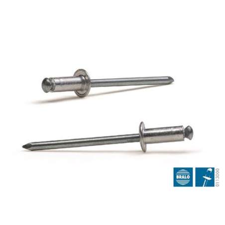 REMACHE C/ANCHA 12 AL. 4,0X12MM. ECOBLISTER (C-45)