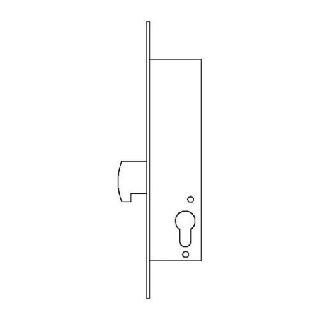 CERRADURA PUERTA METALICA 2241/20/3AI TESA