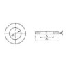 ARANDELA PLANA DIN-125 INOX. A-2 14 (CENT.)