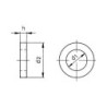 CENT. ARANDELA DIN-9021 INOX. A-2 12