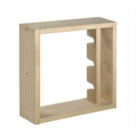 BOTELLERO DE PINO PIXEL-3 40X12X11,5CM. PX3000.99