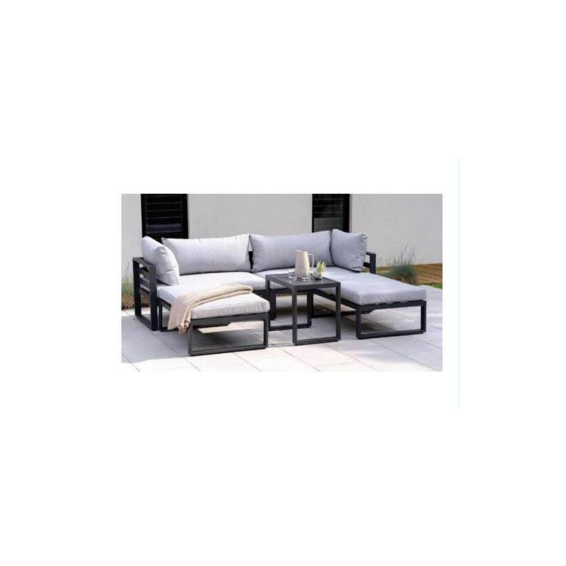 CONJUNTO JAVEA (SOFA C/REPOSAPIES+MESA AUXILIAR) CONJUNTO JAVEA (SOFA C/REPOSAPIES+MESA AUXILIAR)