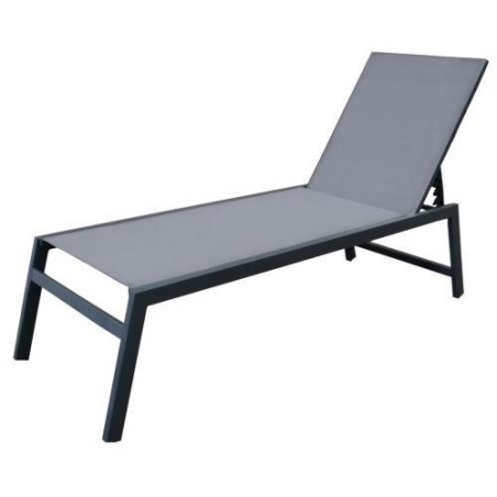 TUMBONA ALUMINIO GRIS CLARO 203X64X43CM 890684