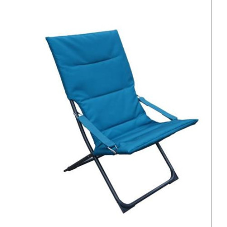 SILLA PLEGABLE ACERO MIAMI BLUE