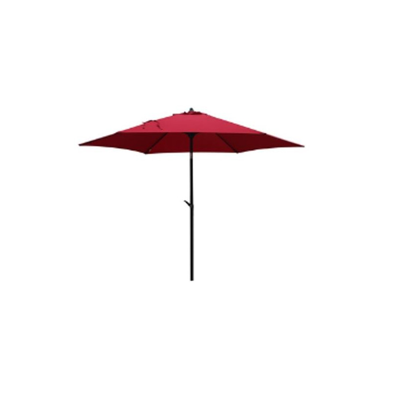 PARASOL ACERO ROJO DIAMETRO 2.7M 893414