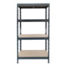 ESTANTERIA RIV S400 4N 180X150X45 R7016 MATE NEGRO