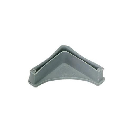 PIE PLASTICO PERFIL AR-4 40X40 GRIS