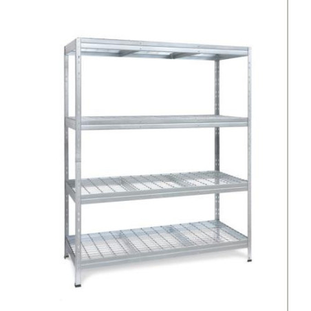 ESTANTERIA METALICA WIRE 180X150X60 GALVANIZADO
