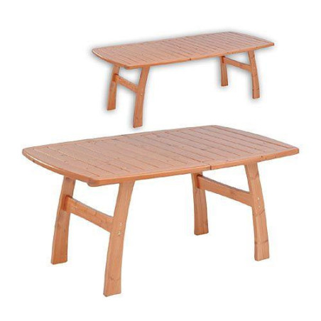 MESA PINO EXTENSIBLE 100X165 MIEL 10282