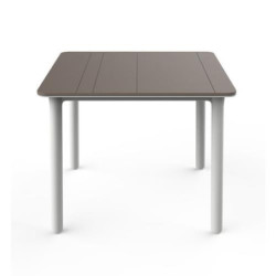 MESA NOA 90X90 CENTIMETROS ARENA/BLANCA