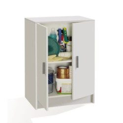 ARMARIO MULTIUSOS BAJO 2 PUERTAS BLANCO 005149O