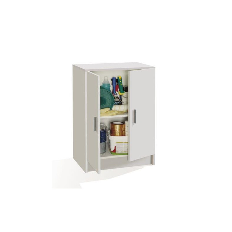 ARMARIO MULTIUSOS BAJO 2 PUERTAS BLANCO 005149O ARMARIO MULTIUSOS BAJO 2 PUERTAS BLANCO 005149O