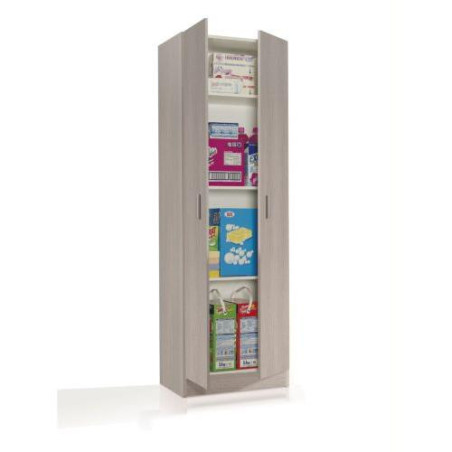 ARMARIO MULTIUSOS 2 PUERTAS ROBLE 180X58,5X37 7144