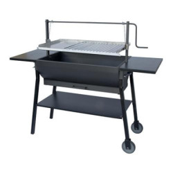 BARBACOA CURVA CON CADENA Y RUEDAS 33717