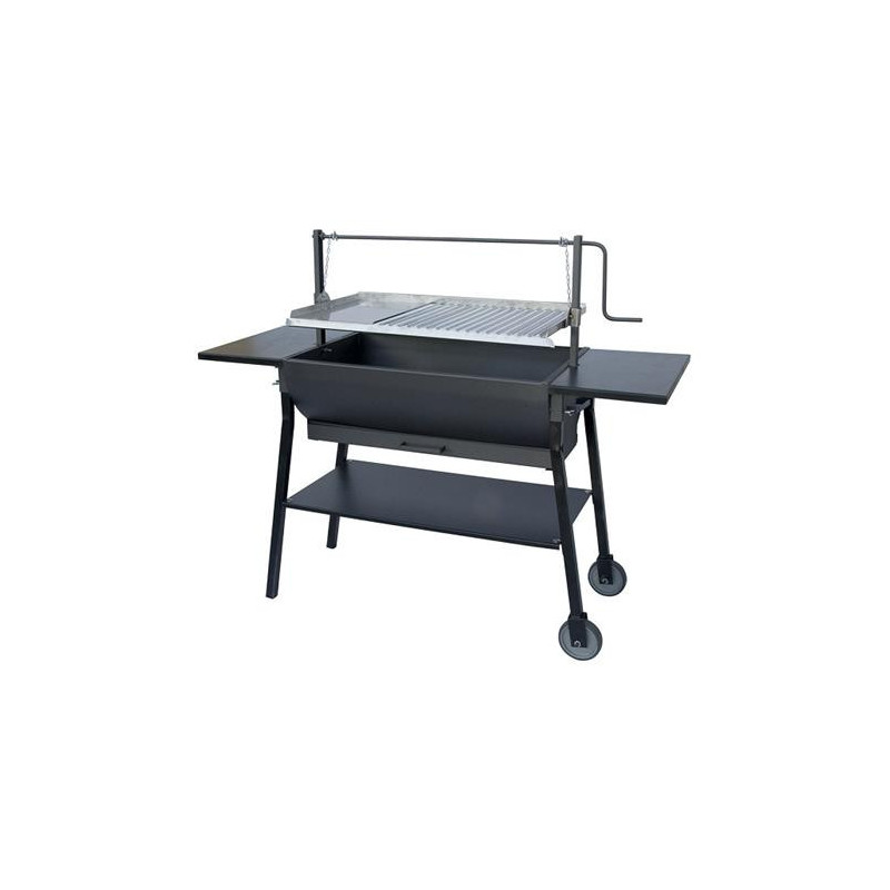 BARBACOA CURVA CON CADENA Y RUEDAS 33717