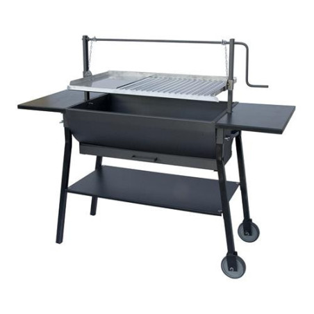 BARBACOA CURVA CON CADENA Y RUEDAS 33717
