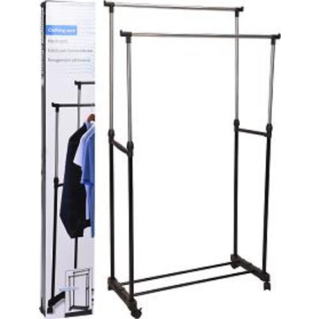 ESTANTERIA ROPA DOBLE 80X42X90/160