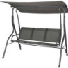 SILLON BALANCIN 3 PLAZAS GRIS OSCURO X80000050