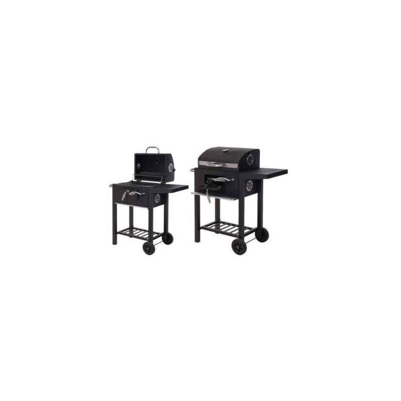BARBACOA CON TAPA Y CARRO TRANSPORTE E12300200