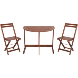 CONJUNTO BISTRO 1 MESA 2 SILLAS ACACIA VT2200290