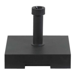 BASE PARASOL CUADRADA NEGRA 30KG. HS1100700