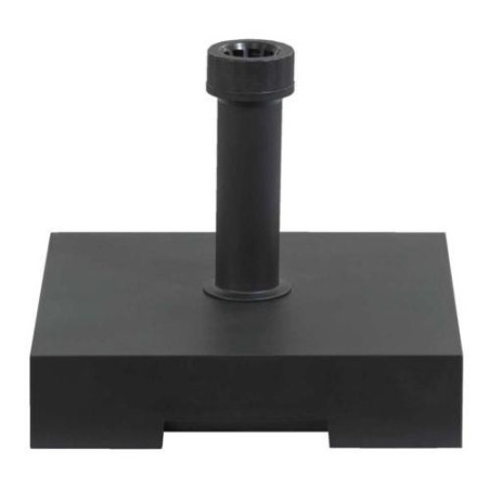 BASE PARASOL CUADRADA NEGRA 30KG. HS1100700