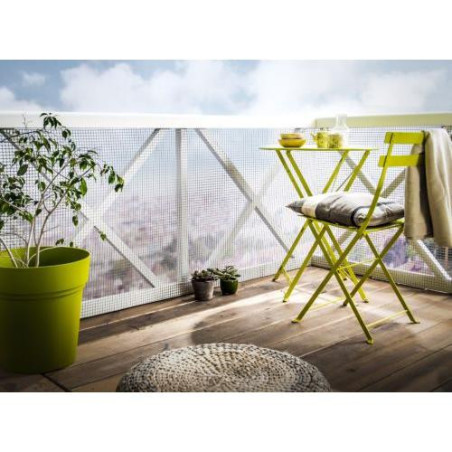 MALLA PLASTICA CUADRANET 10X10MM. 1X5M 300GR. GRIS