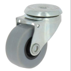 RUEDA CON SOPORTE ARO GOMA 40 76131