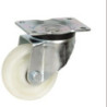 RUEDA CON SOPORTE ARO NYLON 160MM PLACA 75354