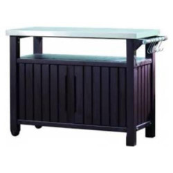 MUEBLE PARA BARBACOA BBQ WHOLE STEEL TOP UNITY