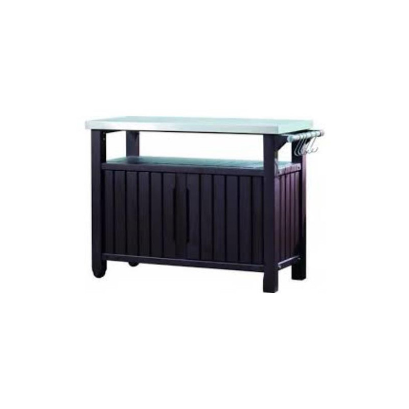 MUEBLE PARA BARBACOA BBQ WHOLE STEEL TOP UNITY