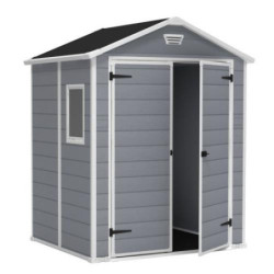 CASETA RESINA C/SUELO 185X152X226CM GRIS