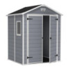 CASETA RESINA C/SUELO 185X152X226CM GRIS