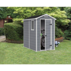CASETA RESINA C/SUELO 130X195X198CM GRIS
