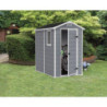 CASETA RESINA C/SUELO 130X195X198CM GRIS