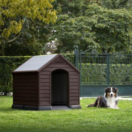 CASETA PERRO RESINA 95X95X99CM. 247446