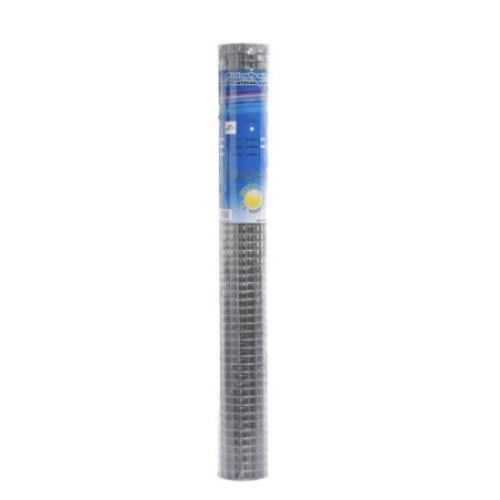 ROLLO MALLA SOLDADA GALVANIZADA 13X13MM 1X10M