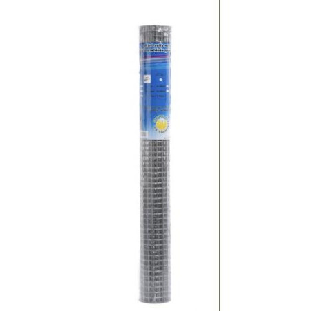 ROLLO MALLA SOLDADA GALVANIZADA 19X19MM 1X10M