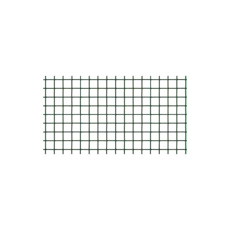 ROLLO MALLA SOLDADA GALVAN.PLAST.VDE. 13X13MM 5X1M