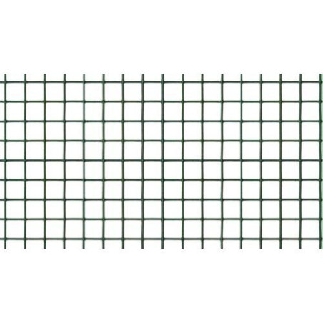 ROLLO MALLA SOLDADA GALVAN.PLAST.VDE. 13X13MM 5X1M