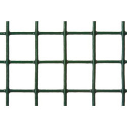 ROLLO MALLA SOLDADA GALVAN.PLAST.VDE. 25X25MM 5X1M