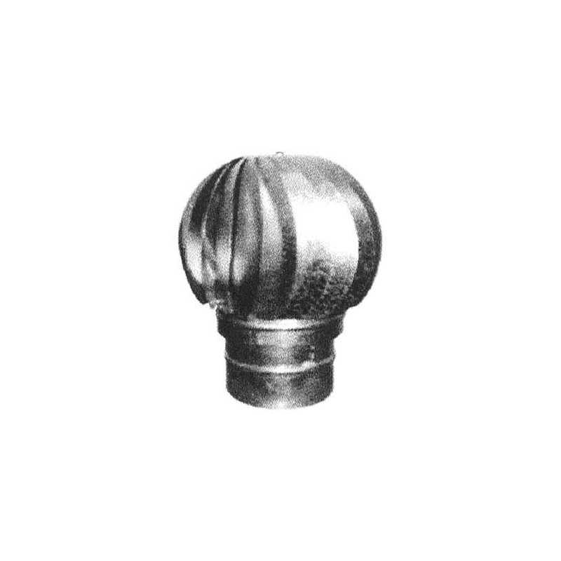 SOMBRERO ASPIRANTE GIRATORIO GALVANIZADO 120 MM. SOMBRERO ASPIRANTE GIRATORIO GALVANIZADO 120 MM.