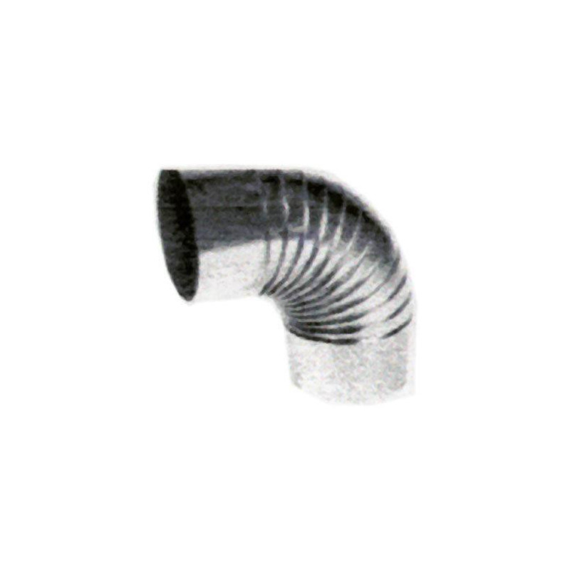 CODO RIZADO GALVANIZADO 110 MM. CODO RIZADO GALVANIZADO 110 MM.