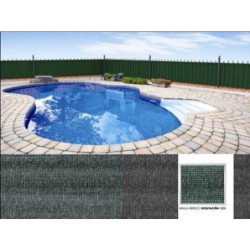 MALLA OCULTACION 100 % VERDE OSCURO ROLLO 2X5 M.